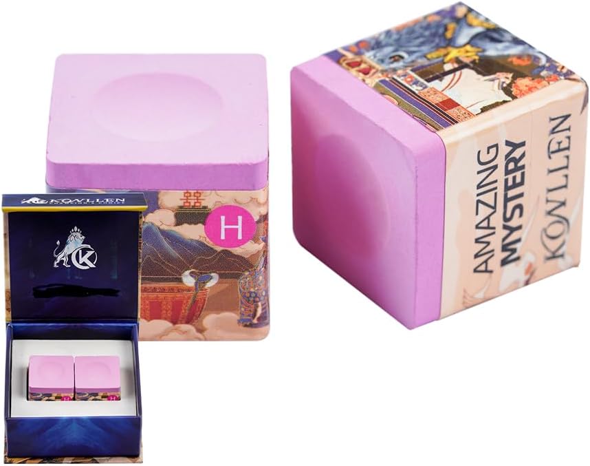 KONLLEN Pool Cue Chalk Nano Technology Billiard Chalk for Professional Tournament Dedicated Pool Chalk (Outstanding Performance, Durable)