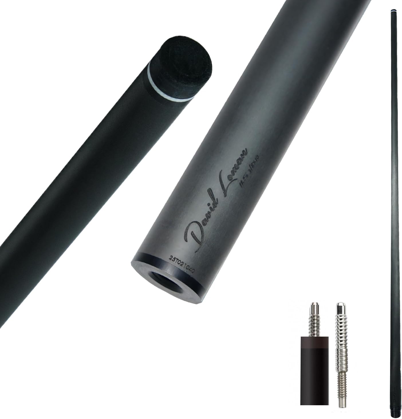 29.13" /Radial Wavy 3/8-10 3/8-11 3/8-14 Uni-Loc 5/16-18 Carbon Pool Cue Single Shaft, Low Deflection Technology, Ultra-Smooth, pro Taper, Easy to Control
