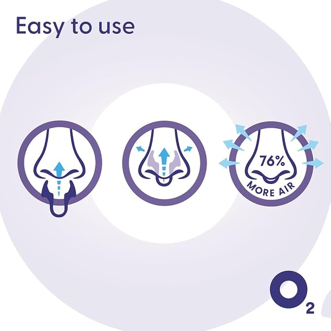 AIRMAX Nasal dilators for Sleeping - 76% More Airflow - Anti Snore Device - Breathe Freely Through The Nose - Sinus Relief, Sleep aid and snoring Solution - 2X Small Blue - 6 Month Relief