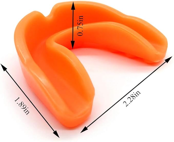 Zooshine Set of 4 Youth Sports Mouth Guard for Kids(Age 7-14),Mouth Guards for Taekwondo Boxing Football Hockey Karate Rugby,Mouth Guard with Case