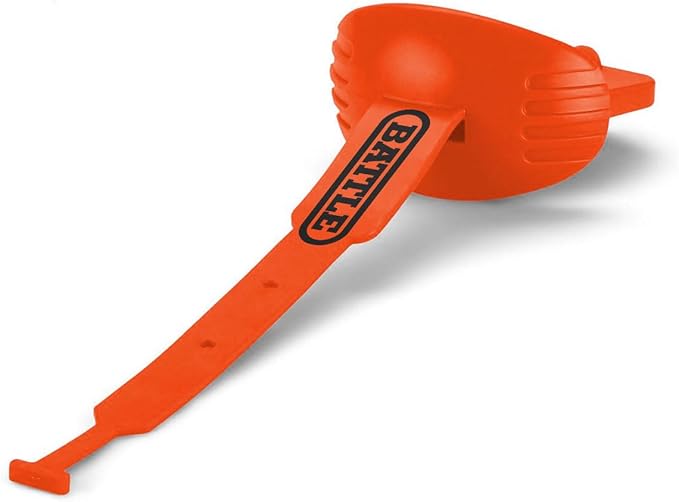 Battle Sports Speed Football Mouthguard with Strap - Oxygen Football Mouthguard Superior Airflow & Better Performance, Maximum Breathability (Orange)