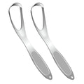 2 PCs Medical Grade Tongue Scraper by Vastmed | Stainless Steel Tongue Cleaner, Metal Tongue Scraper with Travel Bag | Tongue Scrubber for Bad Breath, Boost Oral Hygiene
