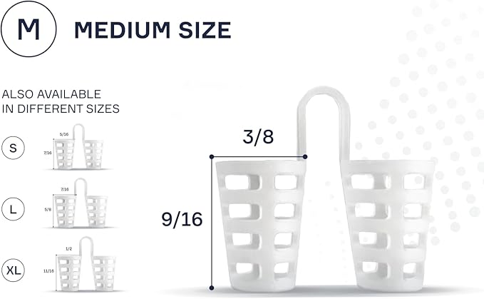 Nasal Dilators for Sleeping - 4 Medium (M) Anti Snoring Nose Vents - Soft Silicone Snore Stopper - Snoring Solution - Nasal Cones to Stop Snoring