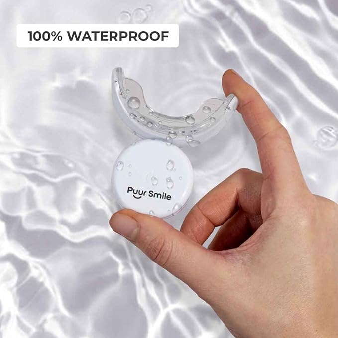 Teeth Whitening Kit – LED Light & Whitening Gel with Remineralization Syringes – Professional-Grade Whitening for Sensitive Teeth – Removes Stains from Coffee, Wine, & Smoking