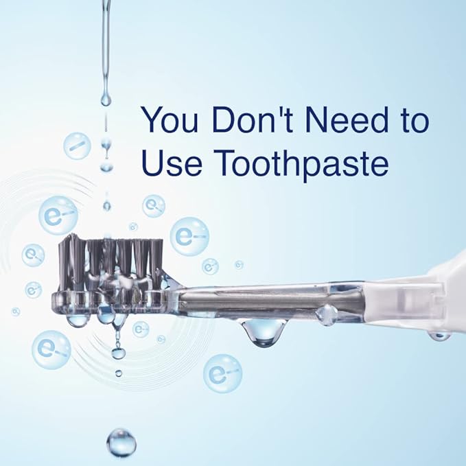 Soladey SoladeyRhythm2, Ionic Power Electric Toothbrush, Solar Panels and TiO2 Semiconductor (Snow White), Ready to use Ionic Toothbrush
