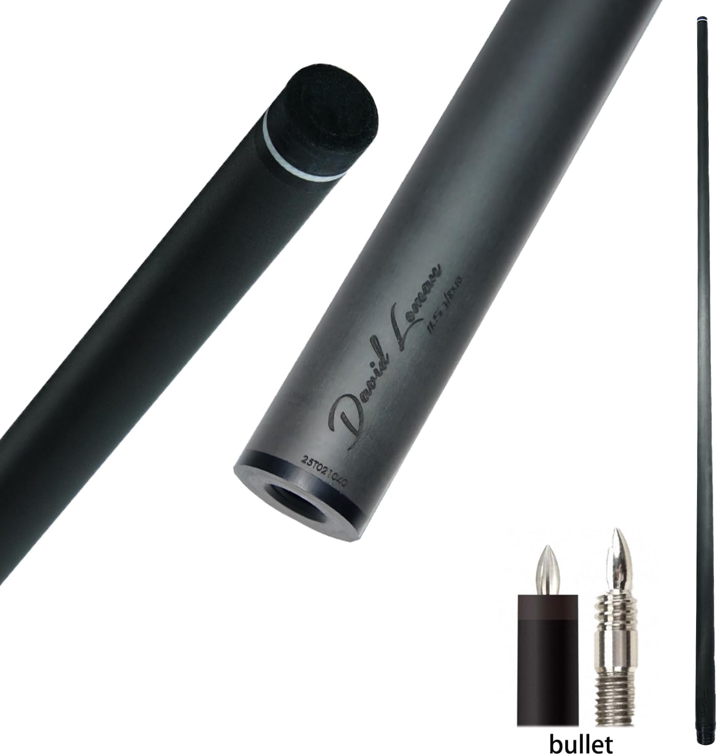 29.13" /Radial Wavy 3/8-10 3/8-11 3/8-14 Uni-Loc 5/16-18 Carbon Pool Cue Single Shaft, Low Deflection Technology, Ultra-Smooth, pro Taper, Easy to Control