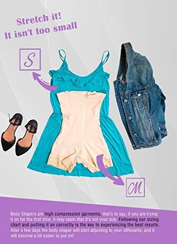 M&D Full Body Faja for Women | Fajas Colombianas Moldeadoras Post Surgery – Stage 2 Faja for Tummy Tuck, Lipo 360 & BBL