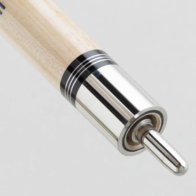 Lucasi Hybrid LHC97 Natural Birds-Eye Maple with Blue Crushed Velvet Inlays Technology Cue