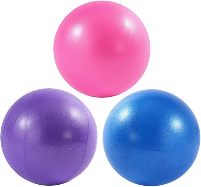 9 Inch Exercise Pilates Ball Mini Exercise Barre Ball for Yoga,Stability Exercise Training Gym Anti Burst and Slip Resistant Balls Physical Therapy Improves Balance, Core Strength