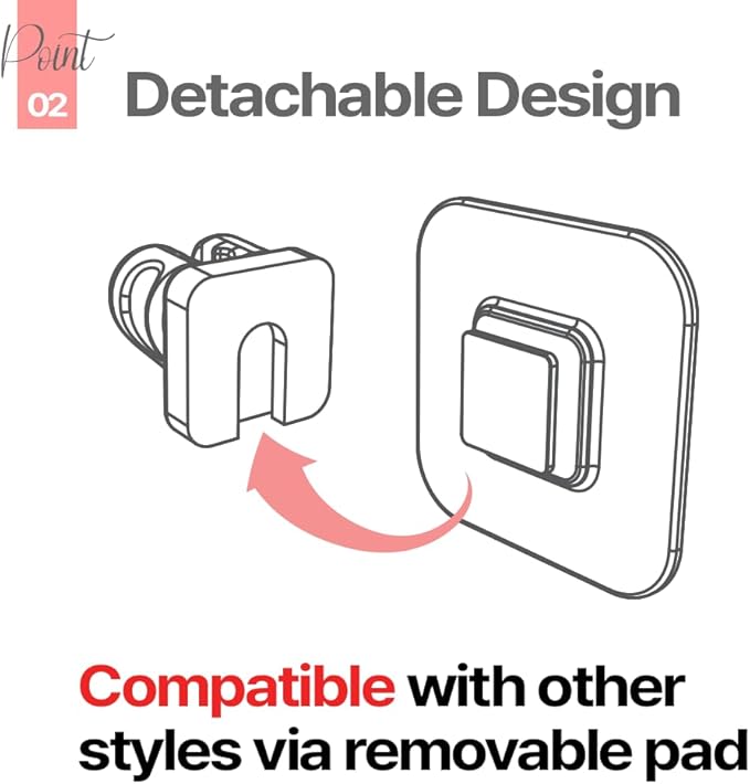 1+1 Silunity Silicone Toothbrush Holder - Suction & Stick, Reusable Sticker - Wall Mounted for Bathroom/Shower - Made in Korea - Ideal for Toothbrushes/Razors (White Pad (1+1), Couple)