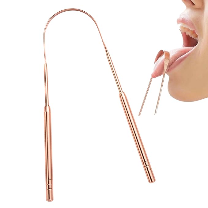 Stainless Steel Tongue Scraper,U Shape Professional Scraper | Stainless Steel Tongue Scrubber,for Women Men Travel Home Bathroom Care Hygiene Health Bad Breath