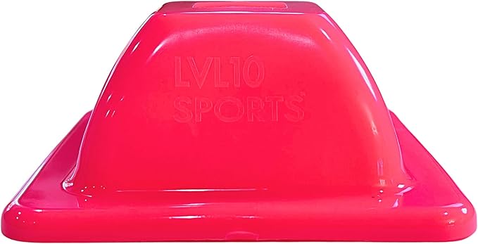 LVL10 Pro Training Cones - 2" Mini Soccer Cones for Sports Training - for Basketball, Football, Basketball and Agility Drills - Soccer Field Markers That Won't Crack, Slide or Fly