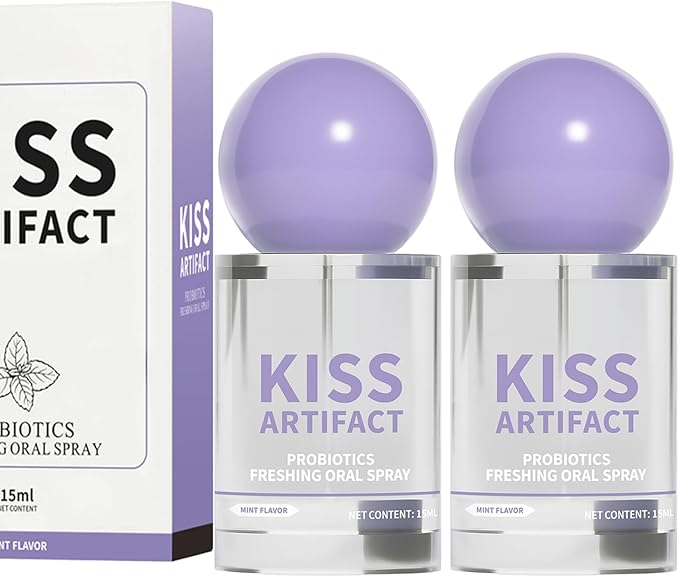 Oral Spray – Fresh Breath Support, Cooling & Refreshing Effect, Compact Travel-Friendly Design – Ideal for On-The-Go Breath Freshening (2Pack)