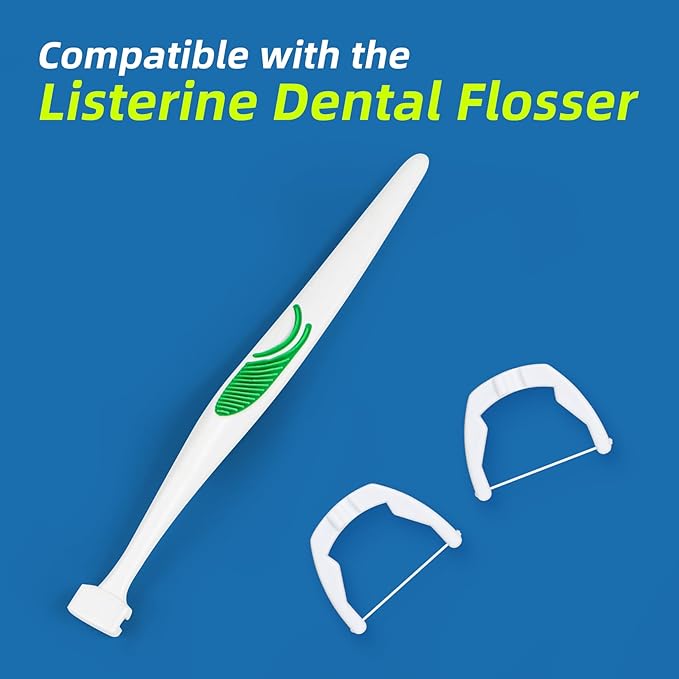 RioRand Ultraclean Access Flosser Refill Heads, Kit of Refills, Deep Clean Teeth, Protect Teeth and Gums PFAS Free, 60PCS (Pack of 2)