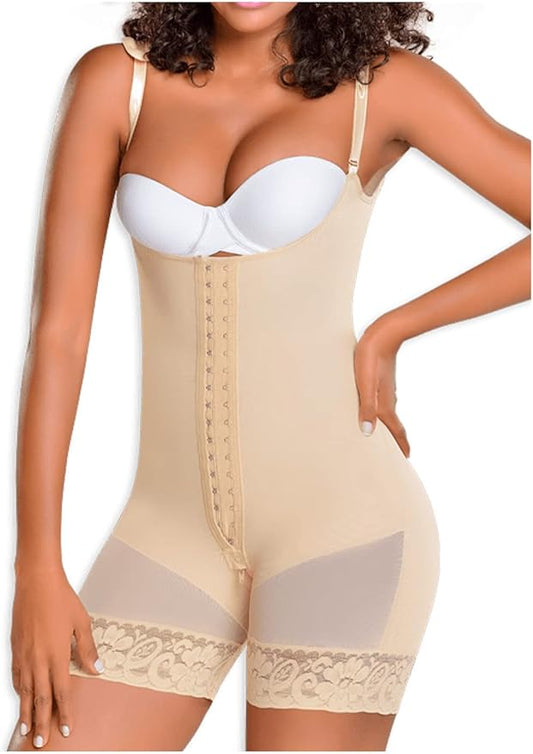 M&D Fajas Colombianas Postparto Reductoras y Moldeadoras Strapless Colombian Postpartum Girdles Butt Lift for Women