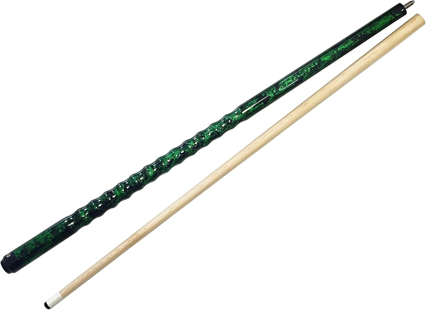 58" Pool Cue Stick,13mm 2-Piece Maple Hardwood Ergonomic Design Billiard Cues Kit,19/20/21oz