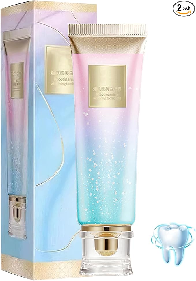 Niacinamide White Toothpaste, Niacinamide Whitening, Complete Care Toothpaste, Remove Tooth Stains, Repair and Protect Teeth, Natural Peppermint