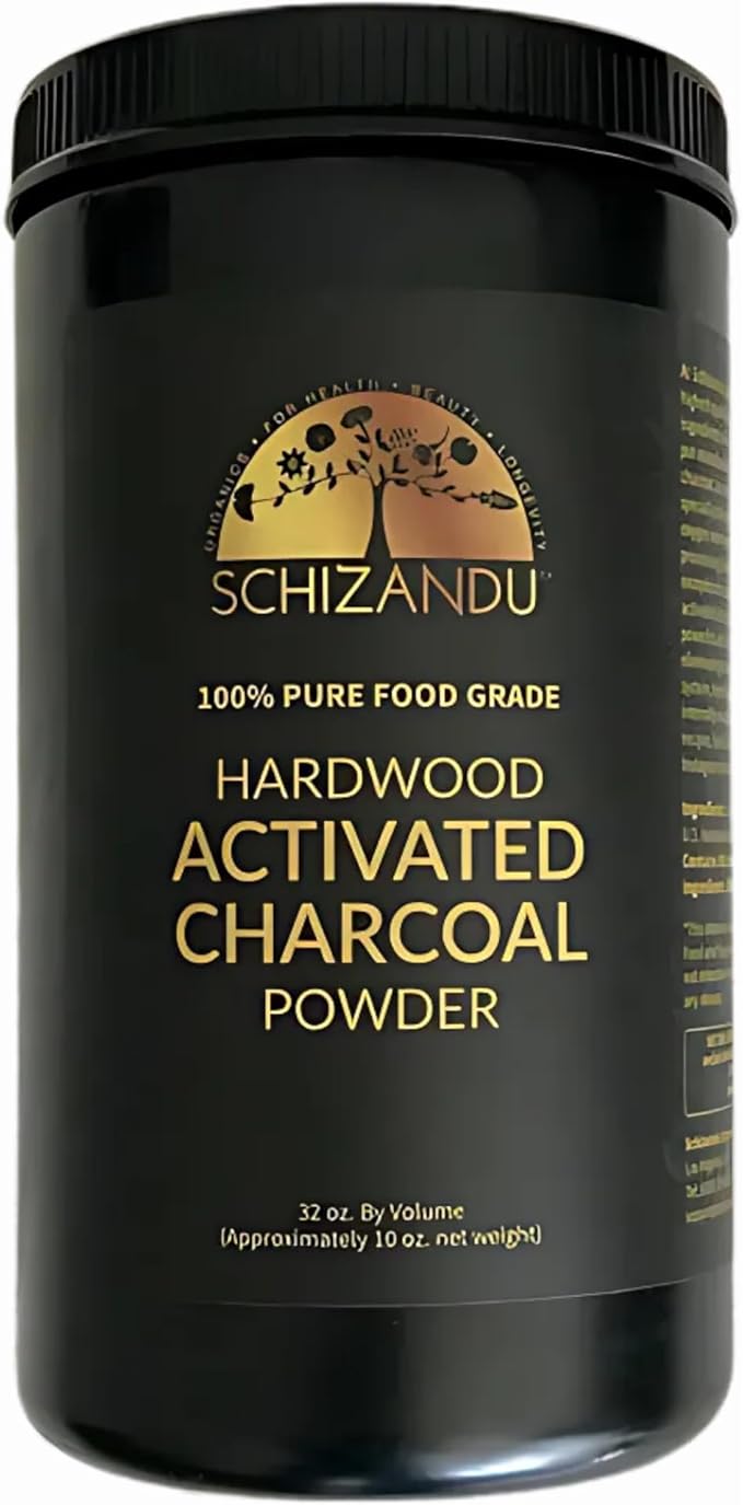 Activated Hardwood Charcoal Powder | Supports Skin, Body, Oral Health, Teeth Whitening | Dietary Supplement