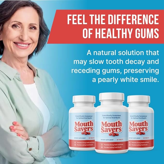 5-in-1 Advanced Oral Health Support - Fast-Acting, Easy-to-Use Solution Pack of 6