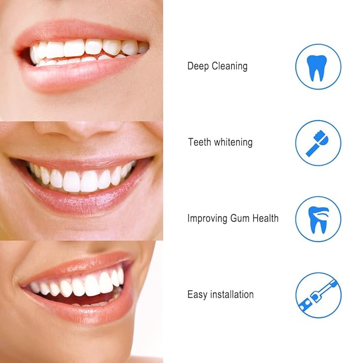 Toothbrush Replacement Heads Refills for Oral B - Precision Clean Brush Head for Gentle & Effective Cleaning and Optimal Dental Care, by DeBizz (20)