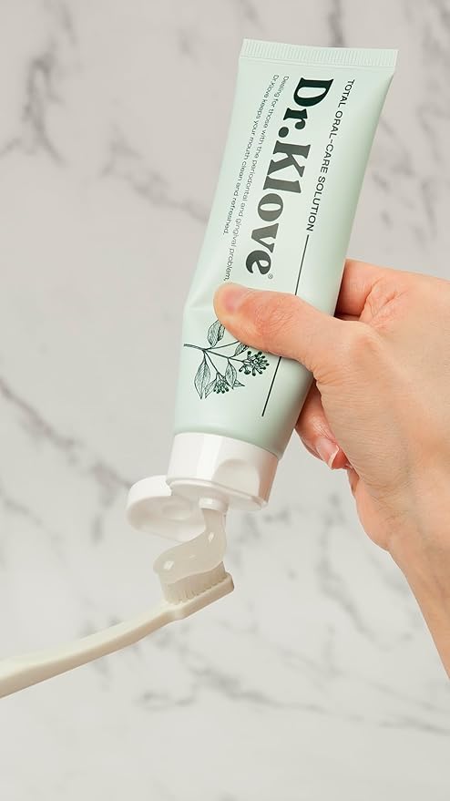 Dr. Klove Clove Natural Toothpaste (Gum Protection) – Fluoride-Free, Fragrance-Free, Natural Clove Oil, Safe for Pregnancy, Single & Gift Set Option (1)