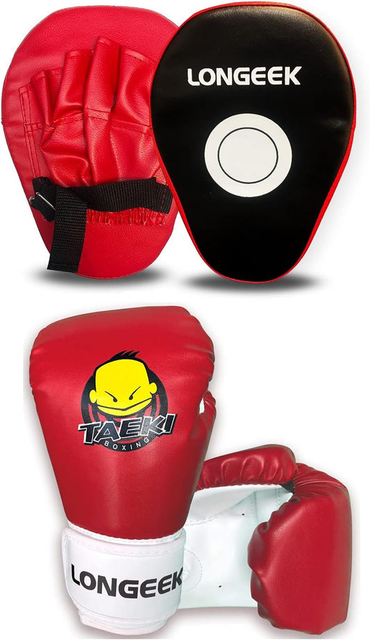Longeek 4/6oz Kids Boxing Gloves,Training Gloves,Bag Gloves,Fight Gloves for 3-15 Years Childrens