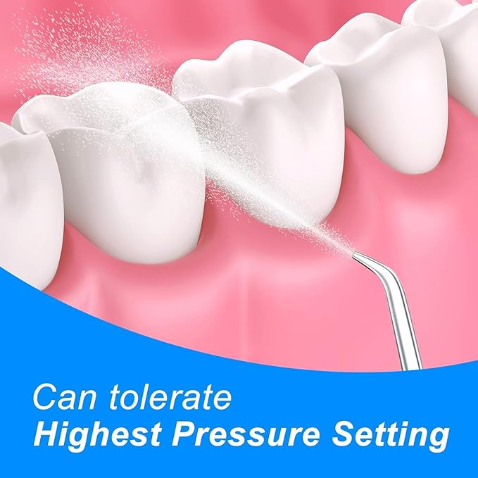 Water Flosser Replacement Tips, Replacement Classic Jet Tips for Waterpik Flosser Oral Irrigator & Dental Flosser (6 Classic Jet Tips)