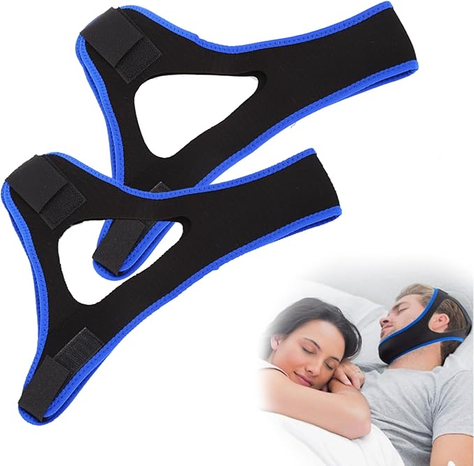 Airflow Jaw Strap, Adjustable & Breathable Anti Snoring Chin Strap, Effective Stop Snoring Solution Keep Mouth Closed