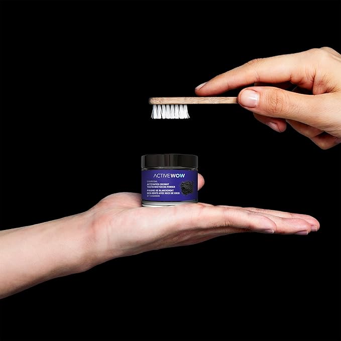 Active Wow Teeth Whitening Charcoal Powder Natural