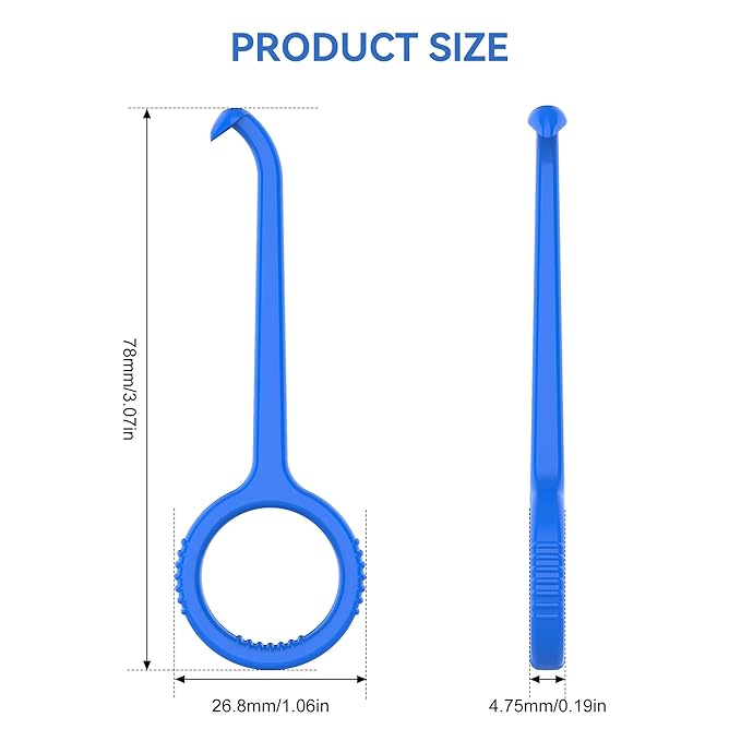 DLENP 25PCS Aligner Remover Tool, 5 Colors Clear Aligner Removal Tool for Invisalign Removable Retainers, Aligners,Braces Removal Kit