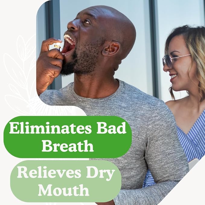 Tooth & Gums Spritz - Freshen Breath Instantly – Natural Breath Freshening Spray with Essential Oils | Alcohol-Free, Long-Lasting Freshness, Truly Natural - by Dental Herb Company