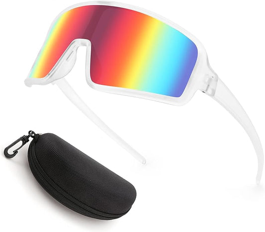 Karsaer Vision Sports Sunglasses Cycling Glasses Baseball Softball Sunglasses Unisex for Adult Youth Kids Boys Girls 8-16