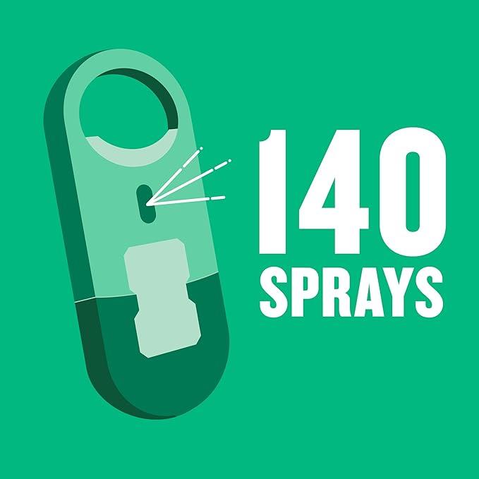 Listerine Freshburst Pocketmist Fresh Breath Oral Care Mist, Non-Aerosol Sugar-Free Minty Breath Refresher Spray to Kill 99% of Bad Breath Germs, Portable, Spearmint Flavor, 6 x 7.7 mL