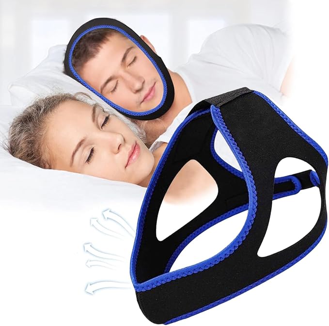 Anti Snore Chin Strap for Sleeping Stop Snoring Solution,Chin Strap for cpap Users,Cpap Chin Strap for Men and Women Breathable Snore Reducing Aids for Users to Keep Mouth Closed