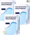 60PCS Travel Size Mouthwash,Portable Mini Mouthwash,Long-Lasting Freshness Travel Mouth Wash for Oral Care A48