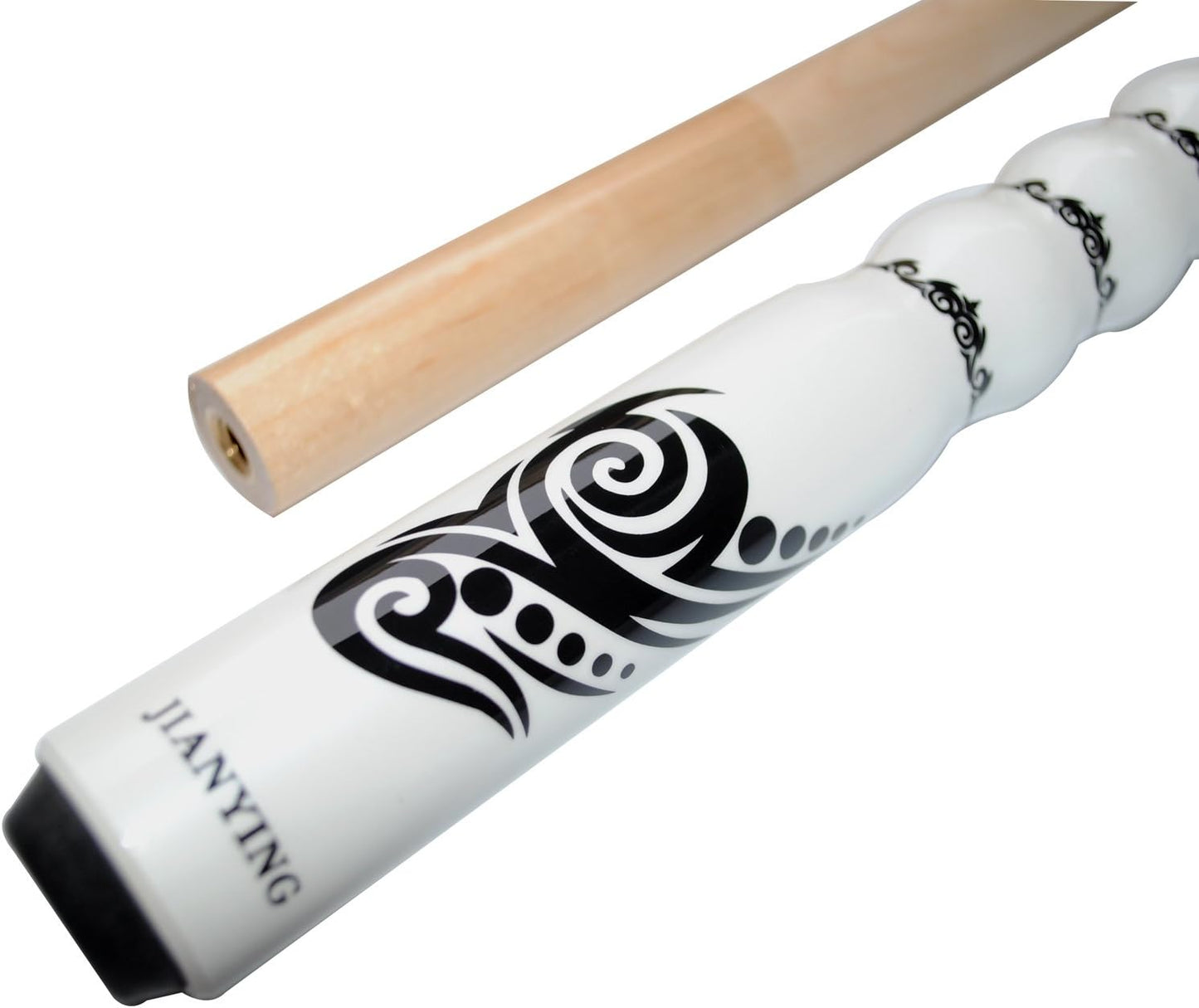 58" Pool Cue Stick,13mm 2-Piece Maple Hardwood Ergonomic Design Billiard Cues Kit,19/20/21oz