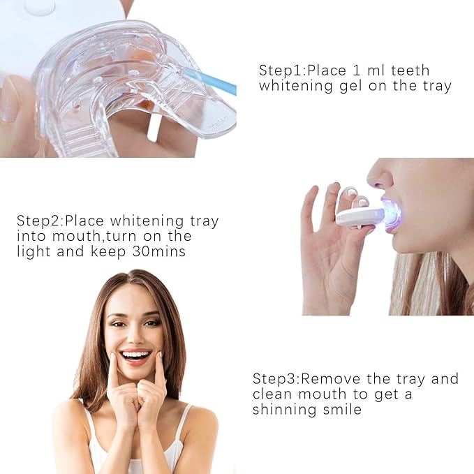 Bright White Smiles 44% Teeth Whitening Gel Syringe Refill Pack, Carbamide Peroxide, 5 Syringes (3ml),Tooth Whitener Formula