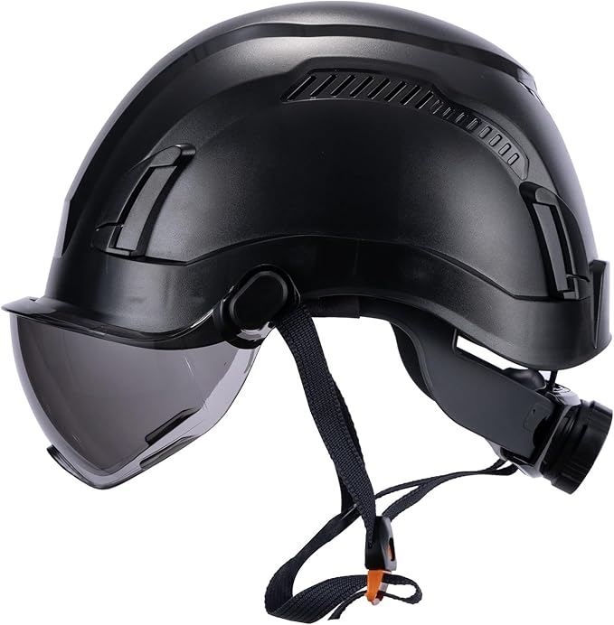 Land Helmets EcoPro Safety Helmet - ANSI/ISEA Z89.1-201 Type 1 Class C Vented - OSHA Approved - Lightweight Helmet with 6 Pt Suspension for Arborist, Industrial & Fall Protection