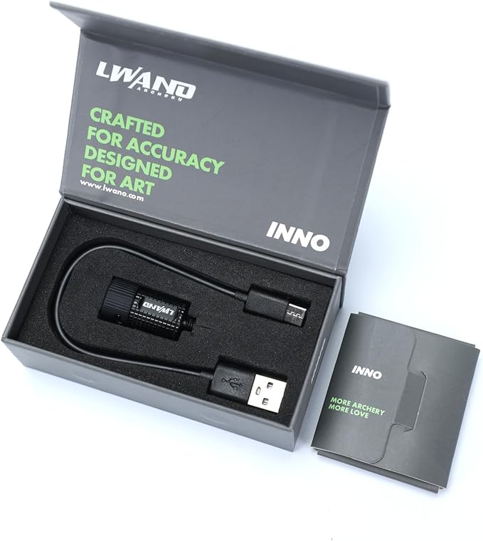 LWANO Rechargeable Archery Sight Light, 3 Brightness Levels Bow Sight Light for Hunting