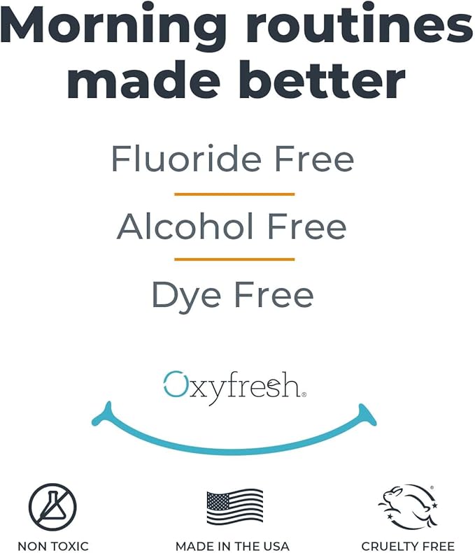 Oxyfresh Pro Formula Fresh Mint Mouthwash – Patented Zinc Mouthrinse for Fresh Breath, Healthy Gums & Bad Breath Treatment for Adults - Dye, Fluoride & Alcohol Free (16 Fl Oz)