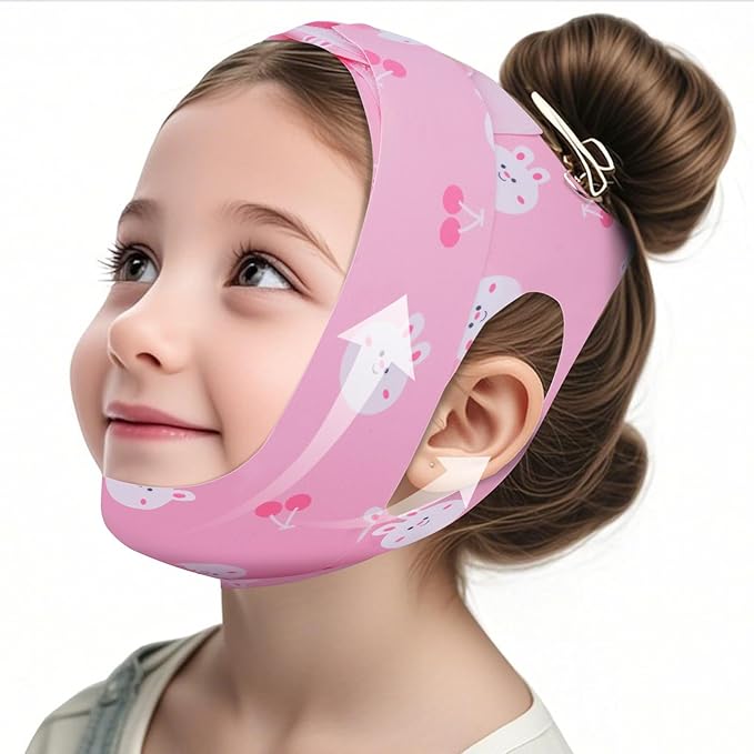 2025 Anti-Snoring Chin Strap for Sleeping Kids - Professional Anti-Snoring Solution, Small Chin Strap for Snoring,Breathable and Adjustable, Fits Kids 3'9"-5'3" Tall and Weighing 33-132 lbs