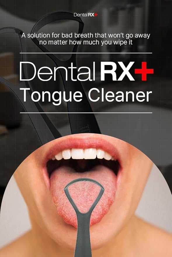 Pure Titanium Tongue Scrapers For Adults and Kids (2 Pack, Different Size), Titanium Tongue Cleaners, Prevent and Reduce Bad Breath