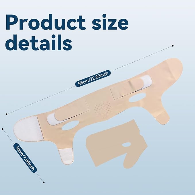 Chin Strap for Sleeping & Nighttime Support - Gently Keeps Mouth Closed to Promote Nasal Breathing for a More Restful Night, Skin Color