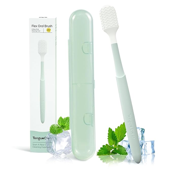 Oral Mucosal Cleaner|Silicon Oral Care Cleaner|Gum Massager with Air Bag(1 pc)