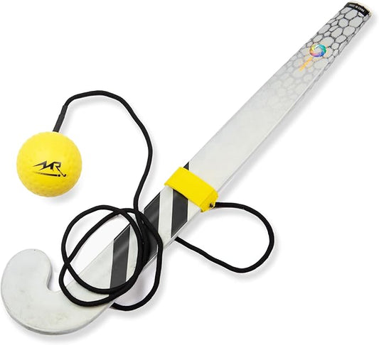 LLC - Hockey Trainer, Professional Field Hockey Ball for Solo Hockey Training, Off-Field Speed Training System, Hockey Stick Handling Balls, Portable with Sturdy Bungee Line, 1 Count