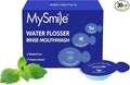 MySmile Water Flosser Mouthwash, Travel Size Concentrated Mouth Wash for Adults, 15x Concentrated Equals 200 FL oz, Alcohol Free for Bad Breath, Fresh Mint, (30 Uses, 0.06 fl oz)