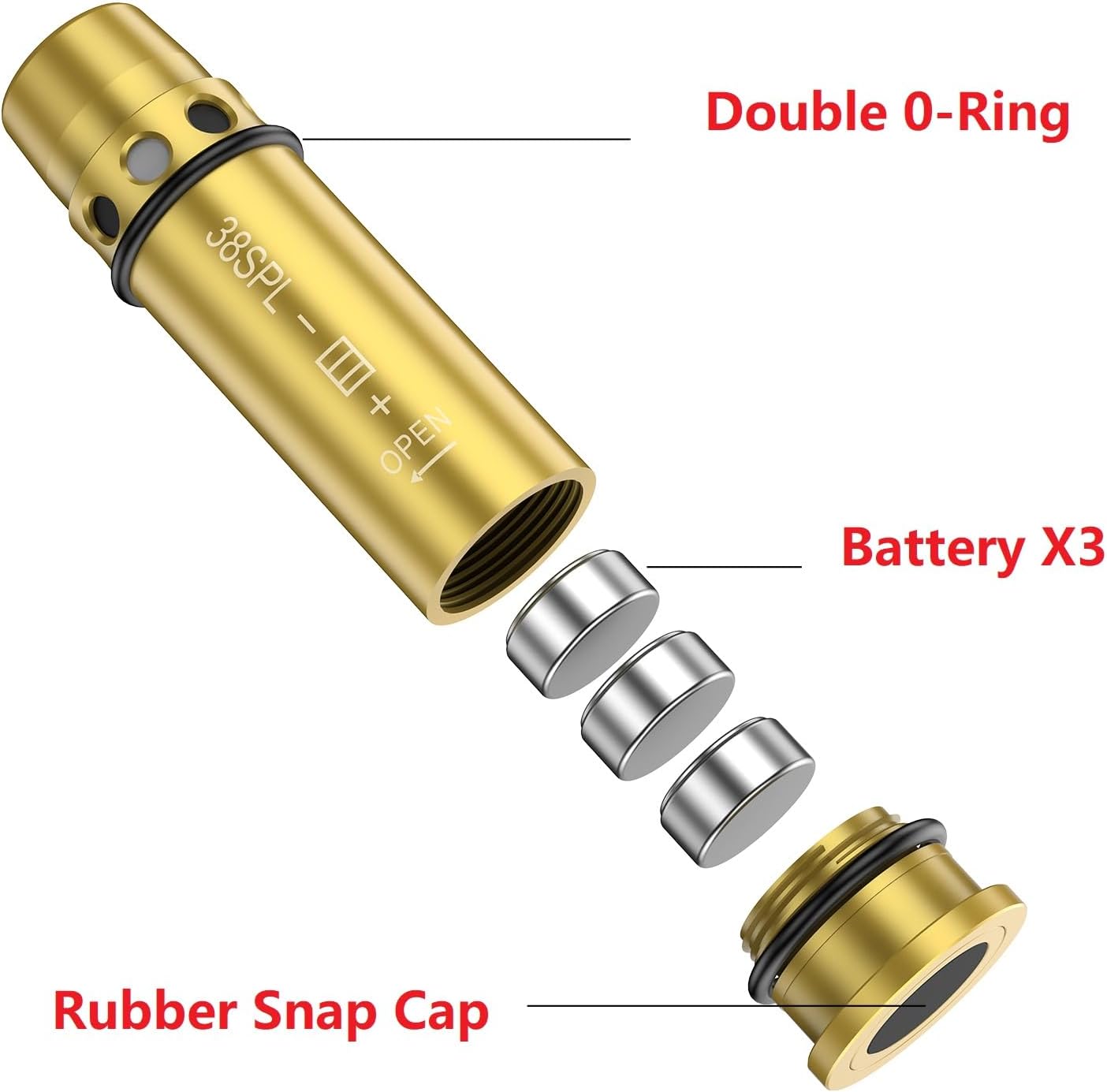 Laser Training Cartridge for .38SPL/.357mag/9mm and Laser Trainer Target for Dry Fire Training System Dry Fire Practice and Shooting Training