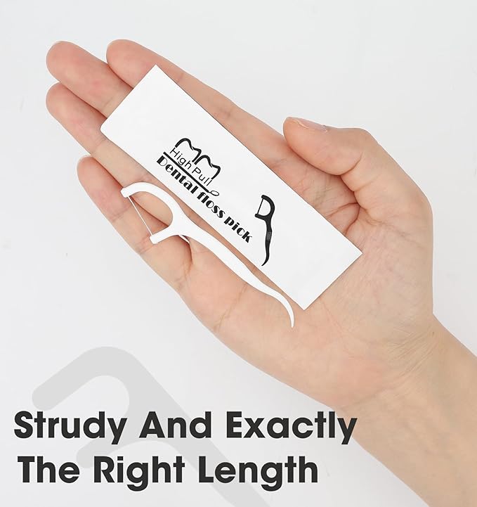 AZEN 1500 Count Dental Floss Bulk, Individually Wrapped Floss Picks, Toothpicks Flossers for Adults, Ideal Travel Flossers for Deep Cleaning