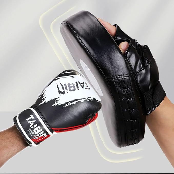 2-in-1 Boxing Gloves and Punching Mitts Set for Kids Youth,6 oz Kids Boxing Gloves and Boxing Pads,Boxing Training Equipment for Punching Bag,Kickboxing,Gift for Boys and Girls