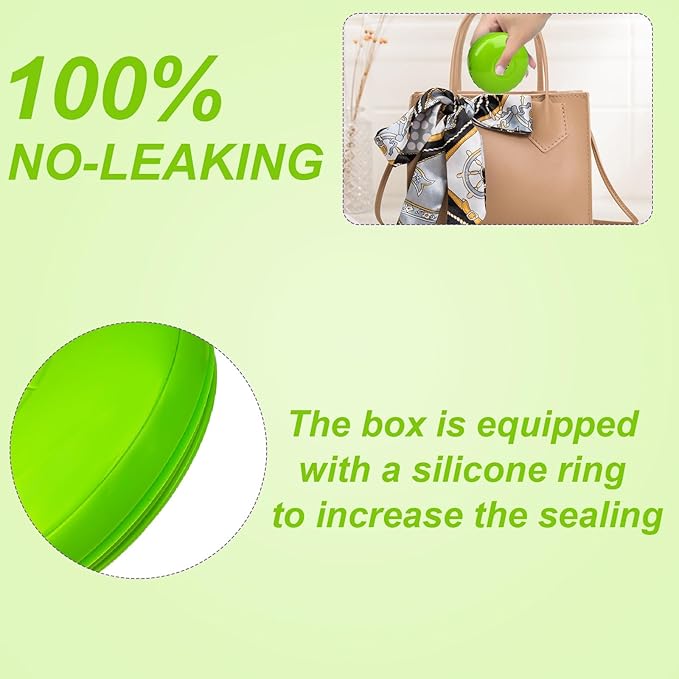 Retainer Cleaner Case,Double Layer No-Leak Denture Cup for Soaking Dentures, Denture Bath for Aligner,Retainers,Mouth Guard,Night Guard Solid Color (Green)